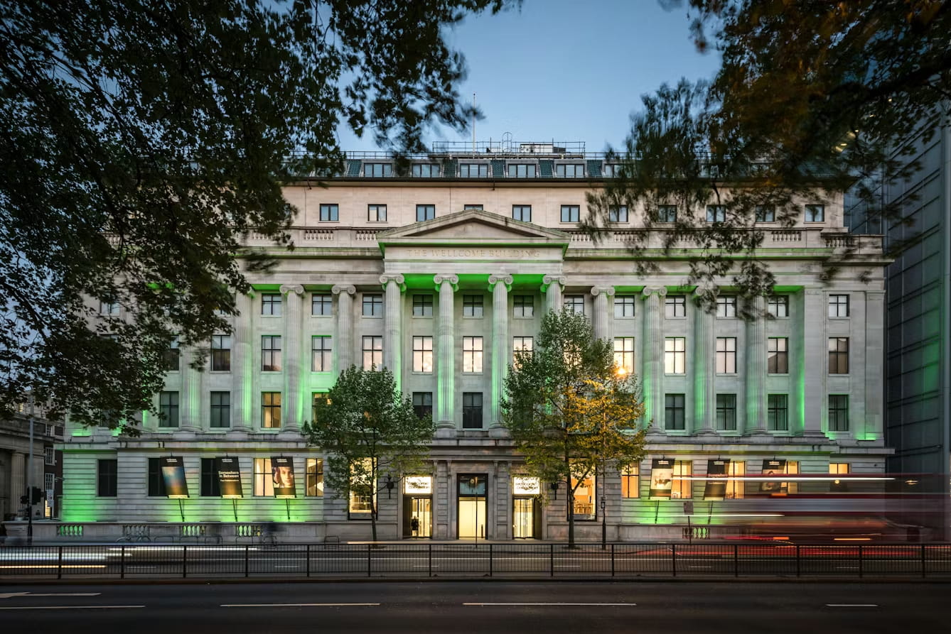 The Wellcome Collection building on Euston Road, London